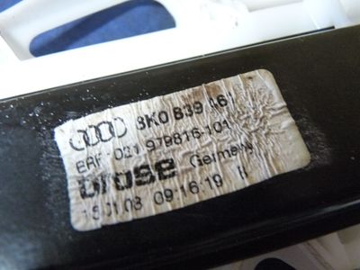 AUDI A4 8K Limo 2.0 TDI Fensterheber ohne motor hinten links 8K0839461 – Produktansicht 2