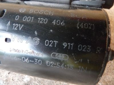 VW Golf 5 V 1.4 02T911023R / 02T 911 02 3R ORIGINAL gebraucht - Anlasser – Produktansicht 2