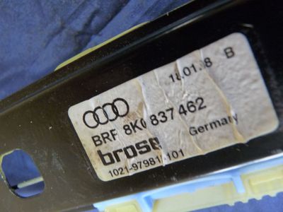 AUDI A4 8K Limo 2.0 TDI Fensterheber ohne motor Vorne Rechts 8K0837462 – Produktansicht 2