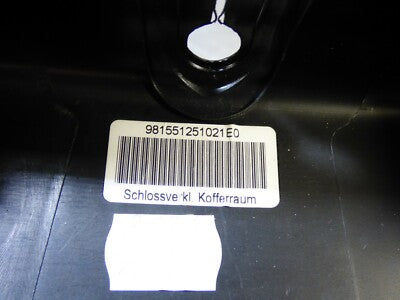 Porsche Boxster 981 Schlossabdeckung Hinten 98155125102 1E0 – Produktansicht 4
