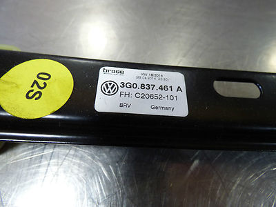 VW Passat 3G B8 3G5837461A Fensterheber links vorne Fensterhebermechanik – Produktansicht 3