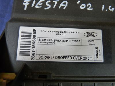 Ford Fiesta V 1.4 TDCI Komfortsteuergerät 2S6T-15K600-BF / ORIGINAL gebraucht - 2S6T15K600BF – Produktansicht 2