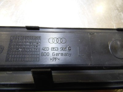 AUDI A8 4E Einstiegsleiste Leiste vorne links 4E0853985C ORIGINAL gebraucht - Facelift – Produktansicht 4