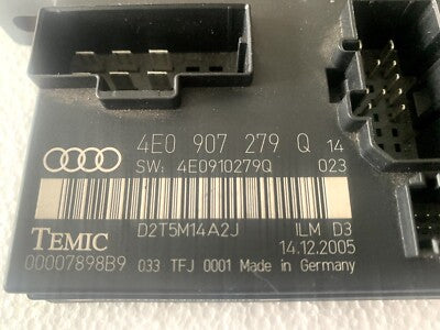 AUDI A8 4E 3.0 TDI Bordnetz Steuergerät BNS 4E0907279Q TEMIC ORIGINAL gebraucht - Facelift – Produktansicht 3