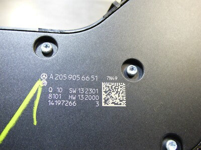 Mercedes GLC AMG W253 W205 Sitzschalter vorne links ORIGINAL gebraucht - A2059056651 – Produktansicht 3