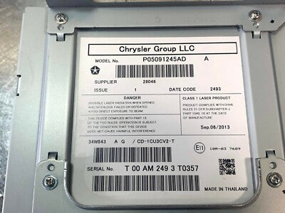 Jeep Grand Cherokee IV WK2 CD Wechsler P05091245AD – Produktansicht 4