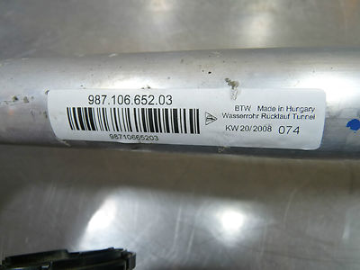 Porsche Cayman Boxster S 987 Wasserleitung Wasserrohr Druckleitung 98710665203 – Produktansicht 2