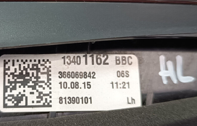 OPEL ASTRA K 1.4 Turbo Heckleuchte Rückleuchte Innen Links GM ORIGINAL gebraucht - 13401162 – Produktansicht 3