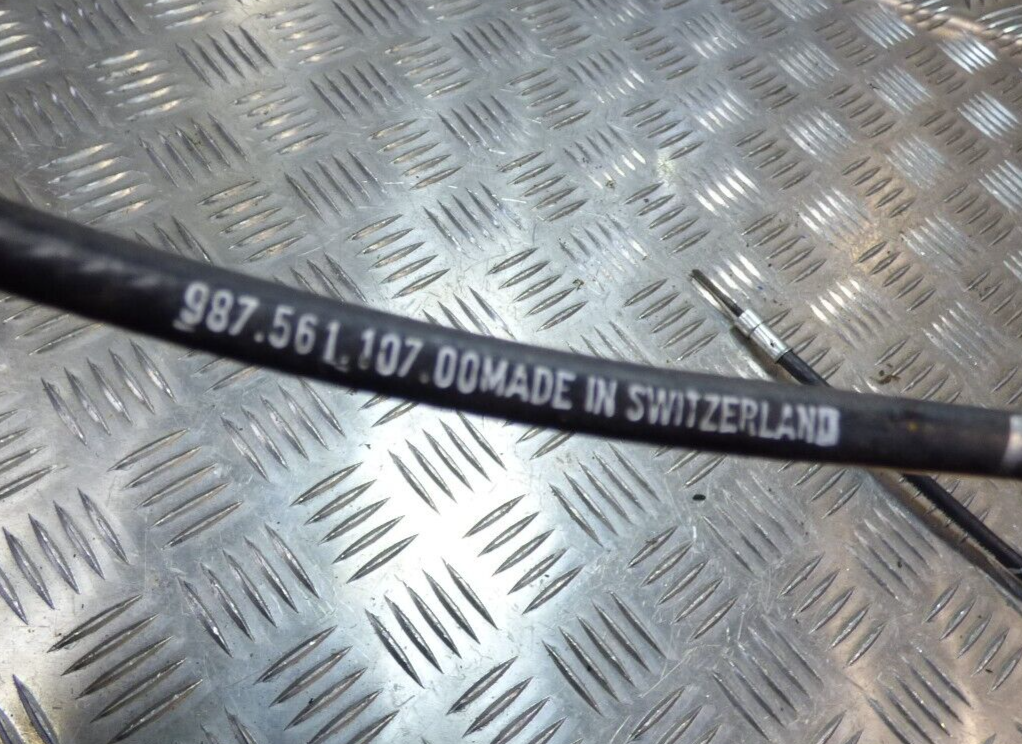 Porsche Boxster 987 Bowdenzug Biegsame Welle Seilzug Set Verdeck ORIGINAL gebraucht - 98756110700 – Produktansicht 4