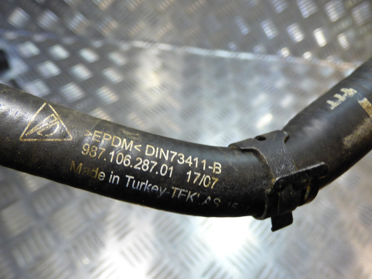 Porsche Boxster Cayman 987 Kühlmittelbehälter Entlüftungsschlauch ORIGINAL gebraucht - 98710628701 – Produktansicht 2