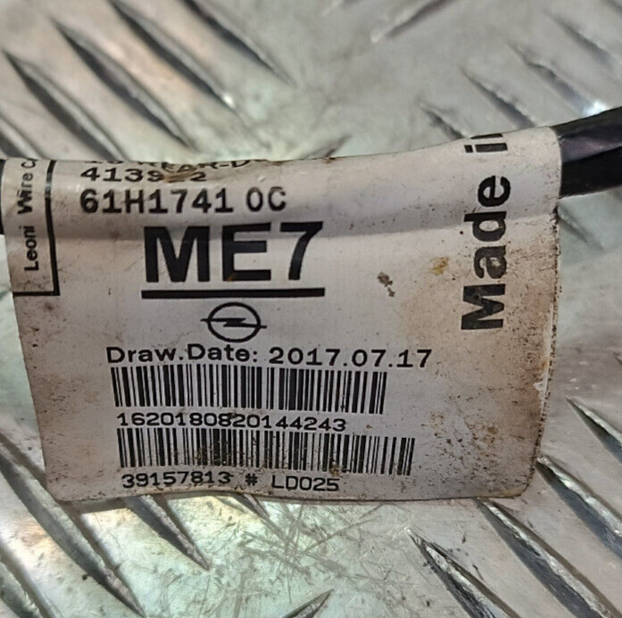 OPEL ASTRA K Kombi 1.0 Original Tür Kabelbaum Hinten Rechts GM ME7 gebraucht - 39157813 – Produktansicht 3