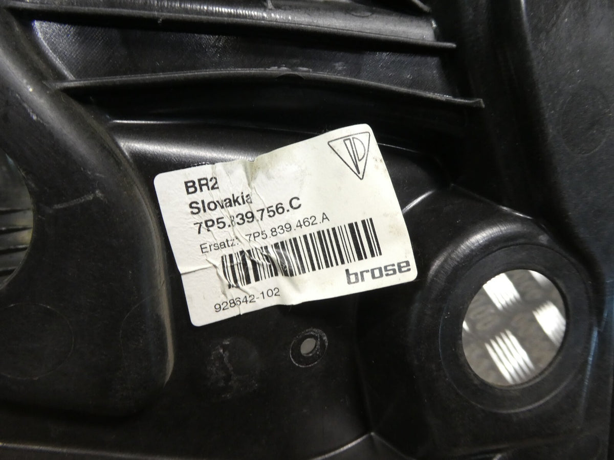 Porsche Cayenne 92A ohne Motor hinten rechts 7P5839756C ORIGINAL gebraucht - Fensterheber – Produktansicht 3