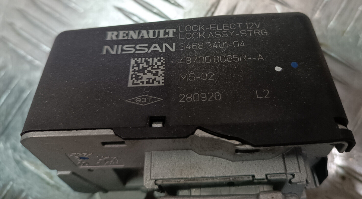 Renault Zoe 2022 Lenksäule Lenkradschloss 838614ADC12 838614 ADC12 ORIGINAL gebraucht - 487008065R – Produktansicht 4