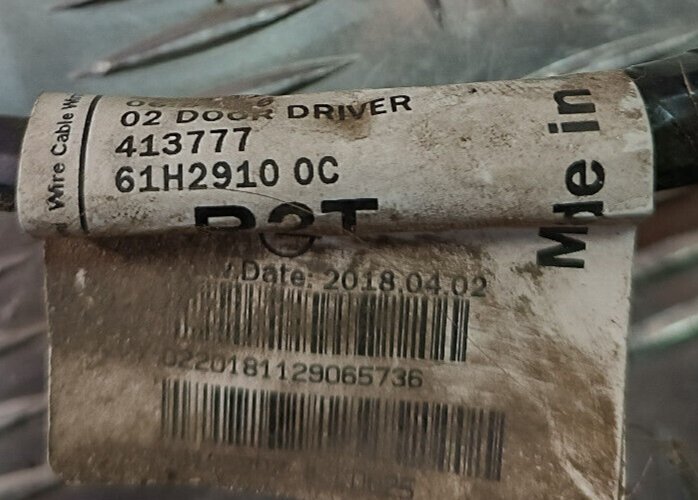 OPEL ASTRA K 1.4 2019 Kabelbaum Türeinbau Links Vorne ORIGINAL gebraucht - 39195302 – Produktansicht 3