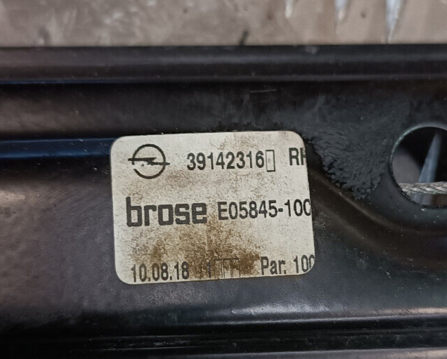 OPEL ASTRA K 1.0 TURBO 12V Original Fensterheber GM Vorne Rechts gebraucht - 39142316 – Produktansicht 3