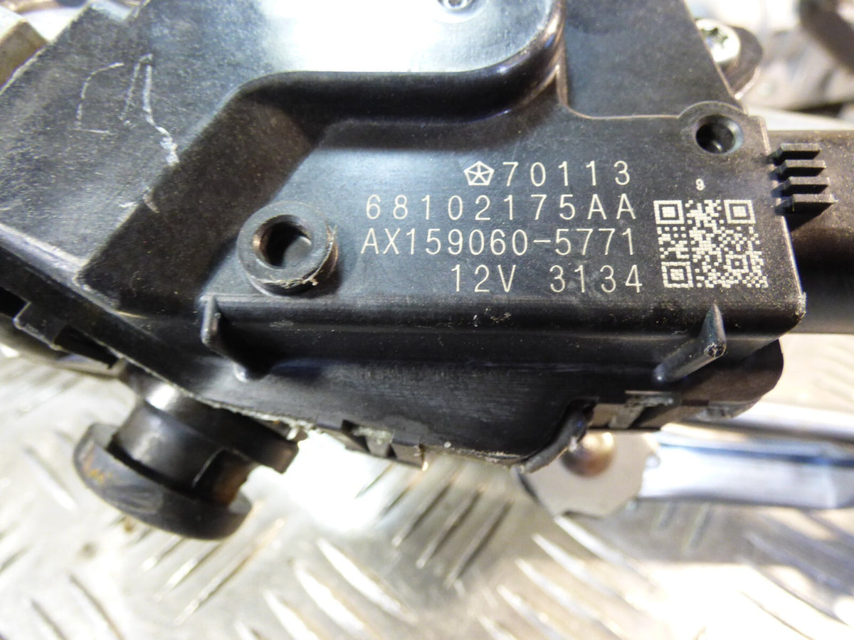 Jeep Cherokee KL Scheibenwischermechanismus mit Wischermotor gestänge ORIGINAL gebraucht - 68102175AA – Produktansicht 3
