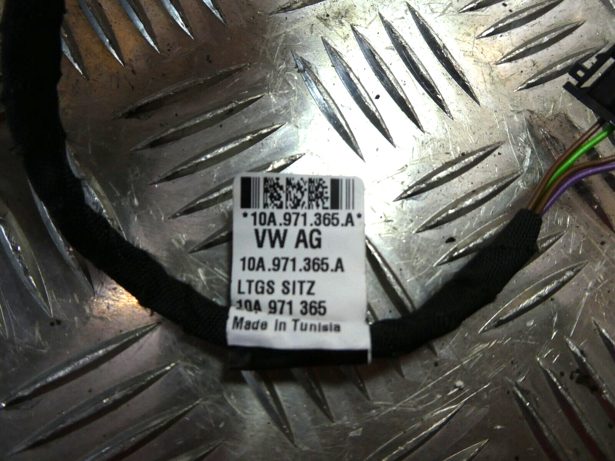 VW ID3 ID.3 Kabelbaum Kabelleitung für Hintersitz 10A971365A ORIGINAL gebraucht - Volkswagen – Produktansicht 3