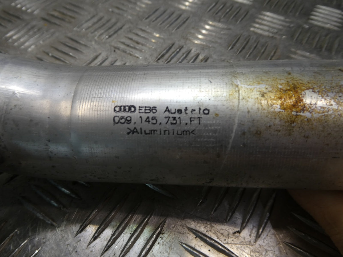 PORSCHE MACAN 2014-18 3.0 TDI Ladeluftleitung Ansaugrohr Aluminium ORIGINAL gebraucht - 059145731FT – Produktansicht 2