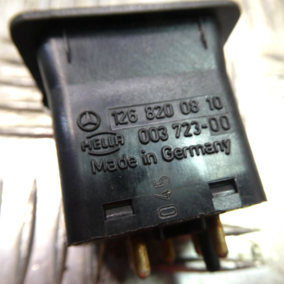 Mercedes-Benz W126 C126 SEC Schalter elektrische Spiegelverstellung ORIGINAL gebraucht - 1268200810 – Produktansicht 4