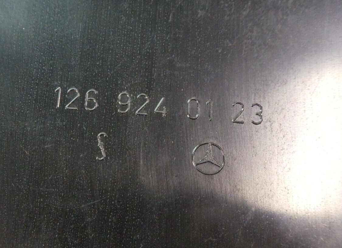 Mercedes C126 W126 Coupe SEC Verkleidung Rücksitzbank creme braun ORIGINAL gebraucht - 1269240123 – Produktansicht 4