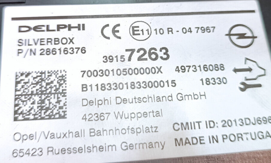 OPEL ASTRA K 1.4 Turbo Navigation GPS Navi Radio ORIGINAL gebraucht - 39157263 – Produktansicht 3
