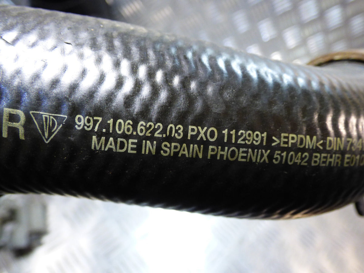 Porsche Boxster Cayman 987 997 Wasserkühler Wasserschlauch Vorlauf ORIGINAL gebraucht - 99710662204 – Produktansicht 2