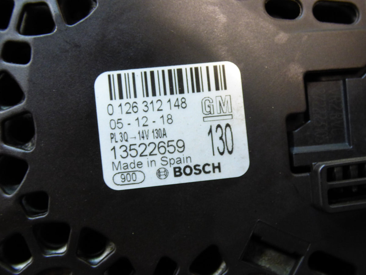 OPEL ASTRA K 1.4 Turbo GM Lichtmaschine Generator 59Tkm BOSCH 130A ORIGINAL gebraucht - 13522659 – Produktansicht 5