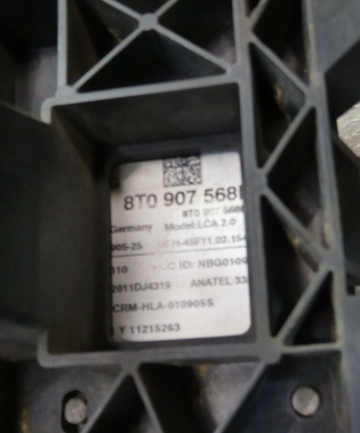 Porsche Macan 95B Modul Rechts Hinten Totewinkel 8T0907568B ORIGINAL gebraucht - Spurwechselassistent – Produktansicht 3