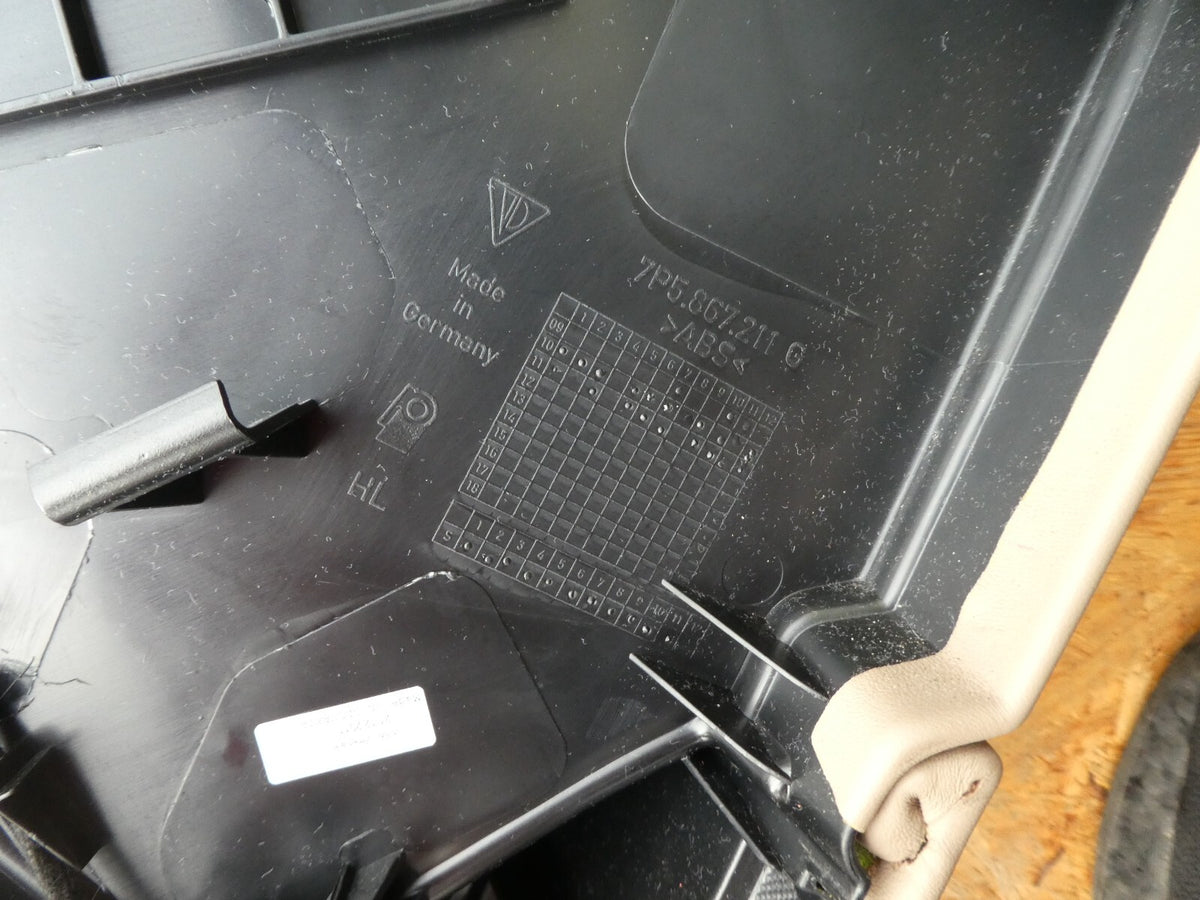 Porsche Cayenne 92A Türverkleidung Hinten Links + Rolo Umbra Tartufo ORIGINAL gebraucht - 7P5867211 – Produktansicht 8