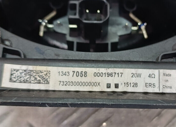 OPEL ASTRA K 1.4 Turbo Lautsprecher Hinten Rechts Links GM ORIGINAL gebraucht - 13437058 – Produktansicht 3