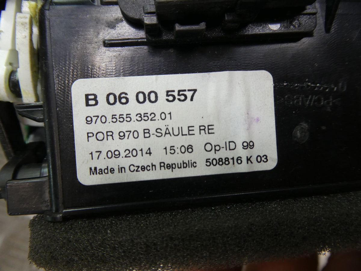 Porsche Panamera S 970 Luftdüse B-Säule rechts ORIGINAL gebraucht - 97055535201 – Produktansicht 3