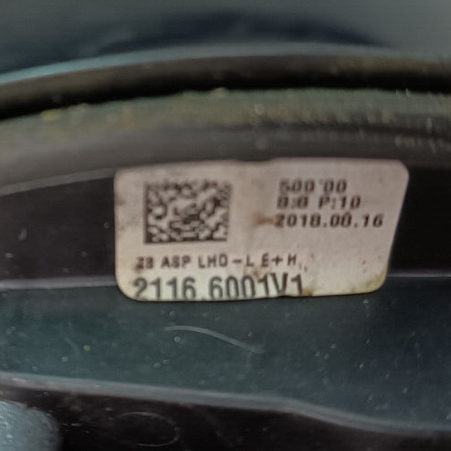 OPEL ASTRA K 1.0 TURBO 12V Original Spiegel Links GM Außenspiegel gebraucht - 39111538 – Produktansicht 4