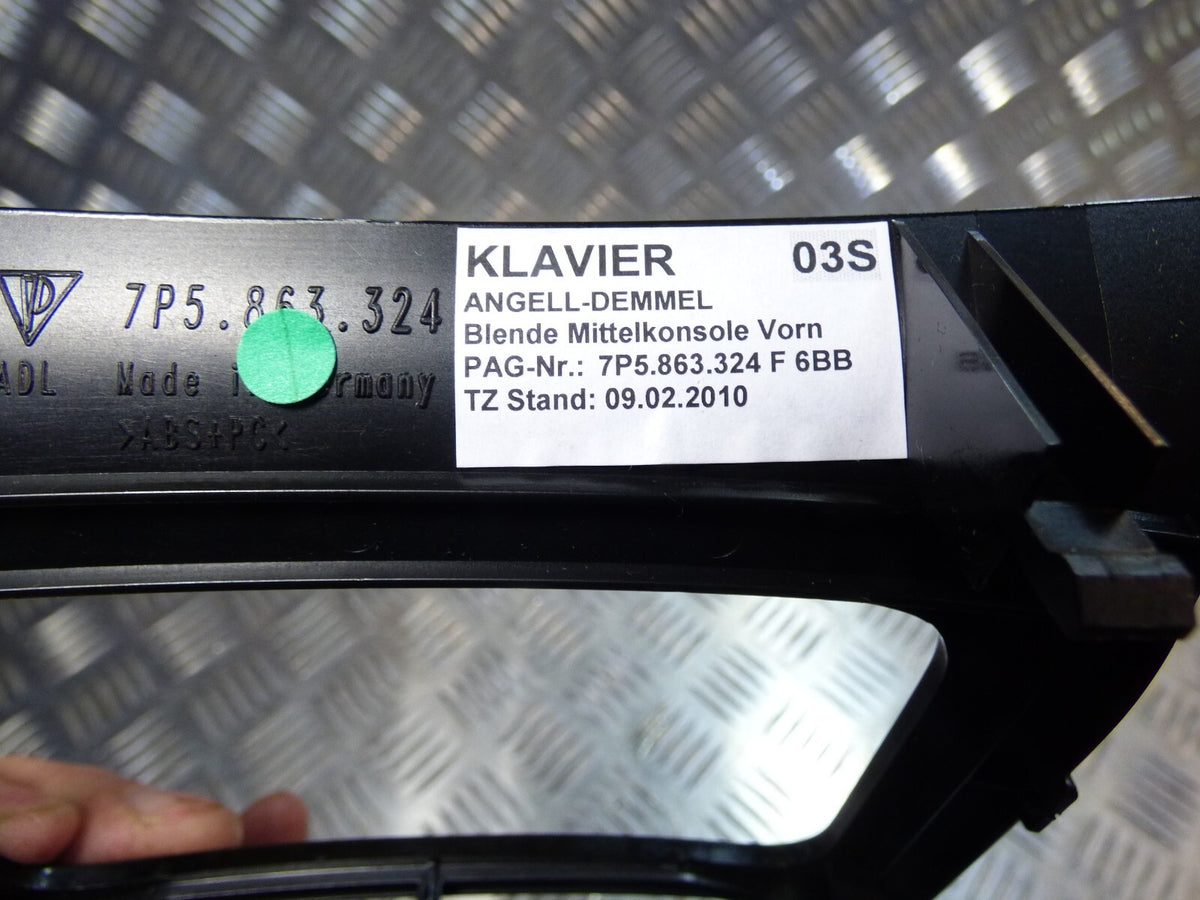 Porsche Cayenne S 92A Blende Vorne KLAVIER 03S 7P5863324F 6BB ORIGINAL gebraucht - Mittelkonsole – Produktansicht 4