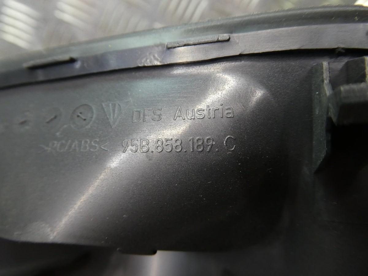Porsche Macan 95B Verkleidung Chrono Uhr Armaturenbrett 95B858189C ORIGINAL gebraucht - Abdeckung – Produktansicht 6