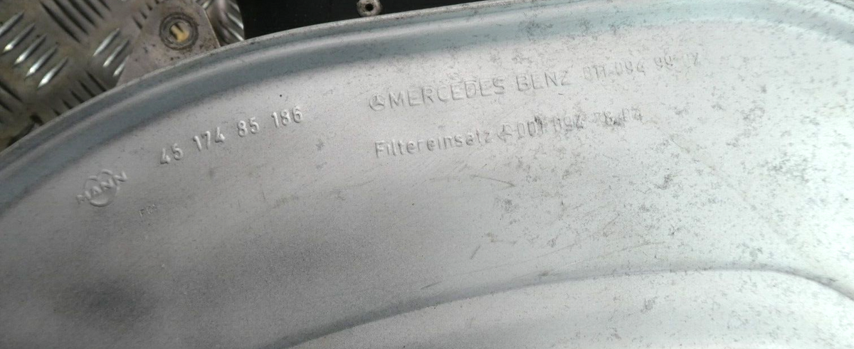 Mercedes C126 W126 Luftfilterkasten Filterkasten Aluminium 4517485186 ORIGINAL gebraucht - 0110949902 – Produktansicht 3