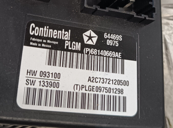 Jeep Grand Cherokee WK2 Steuergerät Heckklappen Kofferraumdeckel ORIGINAL gebraucht - P68140669AE – Produktansicht 3