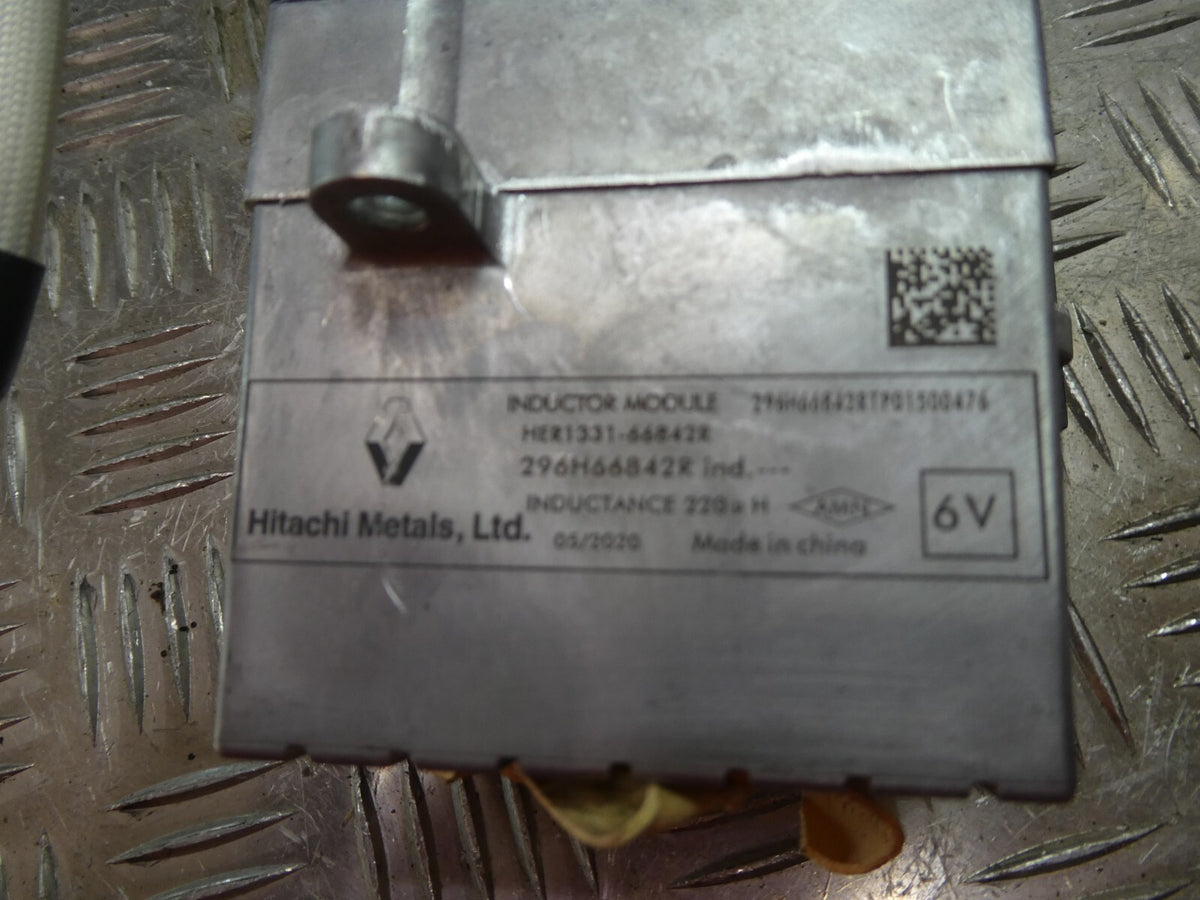 Renault Zoe 2022 Inductor Modul 6V Hitachi 296H66842R ORIGINAL gebraucht - Facelift – Produktansicht 3