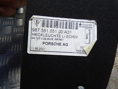 Porsche 987 Verkleidung Rückleuchte innen links ORIGINAL gebraucht - 98755165100 – Produktansicht 3
