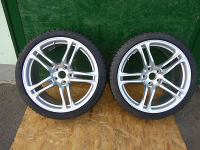 Original AUDI R8 1 paar Alufelgen hinten 19 Zoll Winterreifen Winterräder – Produktansicht 1