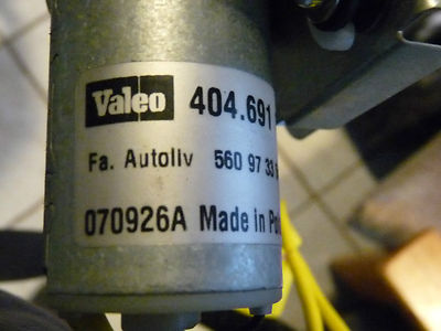 VW Phaeton 3D Gurt Sicherheitsgurt Vorne Rechts 404.691 Valeo ORIGINAL gebraucht - Stellmotor – Produktansicht 2