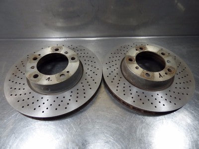 Original Porsche Boxster 987 3.2 S 2005 gebraucht - 2012 1 paar vorne Bremsscheiben – Produktansicht 1