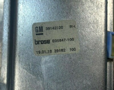 OPEL ASTRA K Fensterheber Mechanik hinten rechts GM 39142320 Neuwertig ! – Produktansicht 3