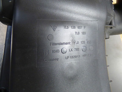 Porsche Cayenne 3.2 V6 955 Touareg 7L 7L5128607F BFD AZZ ORIGINAL gebraucht - Luftfilterkasten – Produktansicht 4