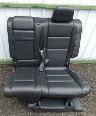 Jeep Grand Cherokee Overland WK2 Leder Sitze Hinten Links schwarz TOP ZUSTAND – Produktansicht 1