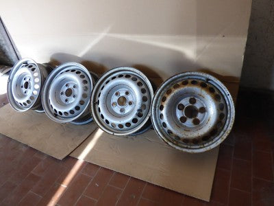 VW Transporter T5 Stahlfelge Satz _ 6.5J x 16 _ ET51 _ 5 x 120 – Produktansicht 2