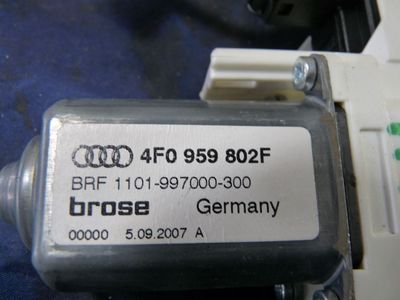 AUDI A6 4F 2.7 TDI S-Line Bj.2008 hinten rechts 4F0959801F ORIGINAL gebraucht - Fensterhebermotor – Produktansicht 3