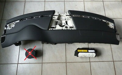 Porsche Panamera 970 Armaturenbrett Schalttafel Leder Schwarz eingebaut AIRBAG * – Produktansicht 1