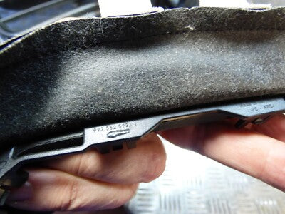 Porsche Boxster Cayman 987 Schaltergehäse Verkleidung Leder Schwarz ORIGINAL gebraucht - 99755259301 – Produktansicht 3
