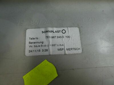 VW T6 Transporter Säulenverkleidung Verkleidung B Säule Links 7H0867243D Y20 – Produktansicht 3