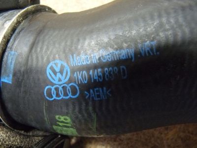 Audi A3 8P 2.0 TDI Bj.:2008 1K0145838D / 1K0 145 838 D ORIGINAL gebraucht - Ladeluftschlauch – Produktansicht 2
